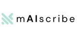 MAIscribe mintblack transparent background (500 × 250 px)